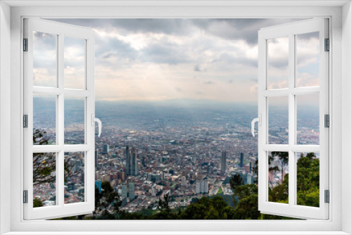 Fototapeta Naklejka Na Ścianę Okno 3D - Vista panorámica Bogotá Colombia