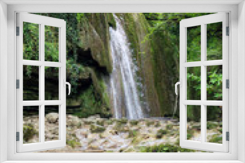 Fototapeta Naklejka Na Ścianę Okno 3D - Tatlica Waterfall in Erfelek, Sinop in Turkey