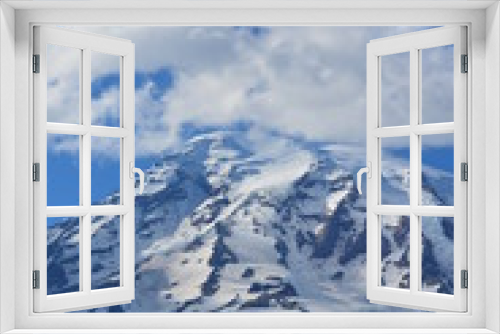 Fototapeta Naklejka Na Ścianę Okno 3D - Rainier and Olympic Mountains