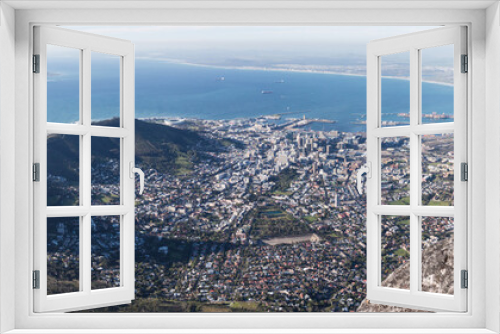Fototapeta Naklejka Na Ścianę Okno 3D - Table Mountain & Cape Town