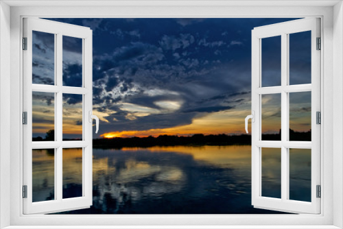 Fototapeta Naklejka Na Ścianę Okno 3D - Pantanal Clouds