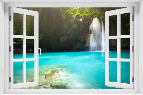 Fototapeta Naklejka Na Ścianę Okno 3D - The Kawasan Falls, Cebu, Philippines