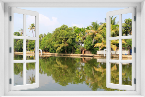 Fototapeta Naklejka Na Ścianę Okno 3D - Kerala backwaters