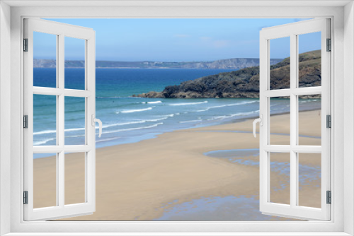 Fototapeta Naklejka Na Ścianę Okno 3D - Strand an der Crozon-Halbinsel, Bretagne