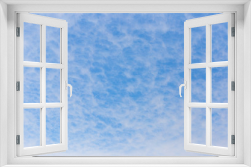 Fototapeta Naklejka Na Ścianę Okno 3D - Blue sky with white clouds
