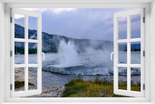 Fototapeta Naklejka Na Ścianę Okno 3D - geysers of Yellowstone