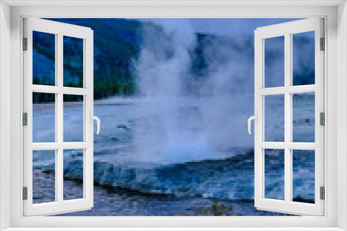 Fototapeta Naklejka Na Ścianę Okno 3D - Yellowstone thermal spring