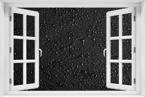 Fototapeta Naklejka Na Ścianę Okno 3D - Dark gray black slate background or texture of natural stone.