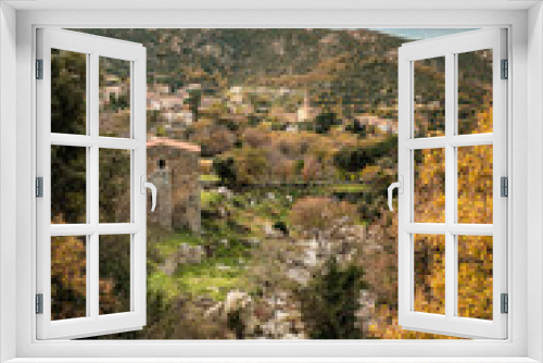 Fototapeta Naklejka Na Ścianę Okno 3D - Ancient mountain village of Feliceto in Corsica