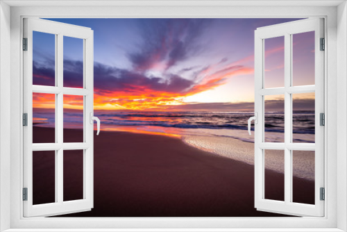 Fototapeta Naklejka Na Ścianę Okno 3D - Sunset from Marina Dunes Park