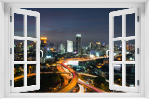 Fototapeta Naklejka Na Ścianę Okno 3D - Bangkok City  Expressway