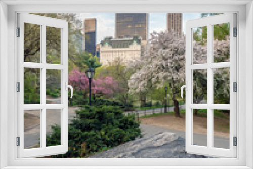 Fototapeta Naklejka Na Ścianę Okno 3D - Central Park, New York City in spring