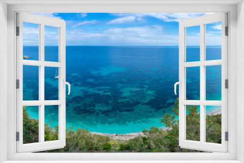 Fototapeta Naklejka Na Ścianę Okno 3D - Landscape with Sansone beach, Elba Island, Tuscany, Italy