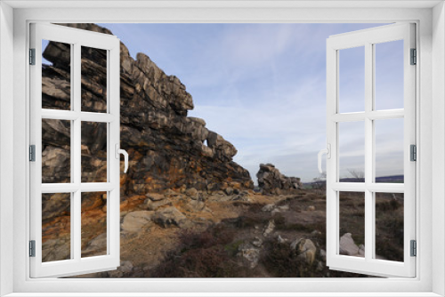 Fototapeta Naklejka Na Ścianę Okno 3D - Teufelsmauer