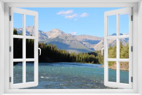 Fototapeta Naklejka Na Ścianę Okno 3D - Beauty On The Bow, Banff National Park, Alberta
