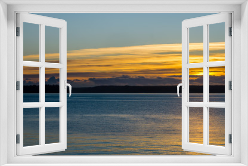 Fototapeta Naklejka Na Ścianę Okno 3D - Simple Northwest Sunset