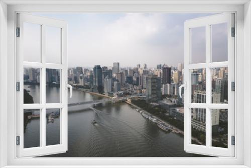 Fototapeta Naklejka Na Ścianę Okno 3D - cityscape in the guangzhou china