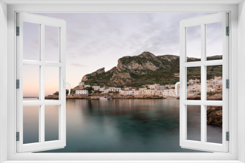 Fototapeta Naklejka Na Ścianę Okno 3D - Landscape view of sea stack of Levanzo, Egadi Islands, Sicily, Italy