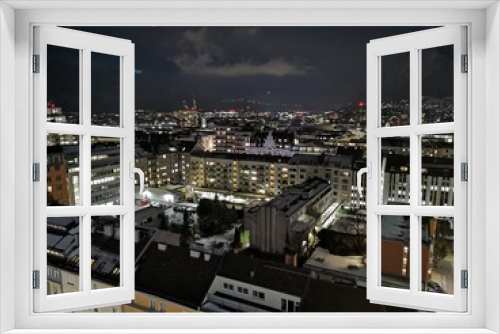 Fototapeta Naklejka Na Ścianę Okno 3D - Innsbruck von Oben
