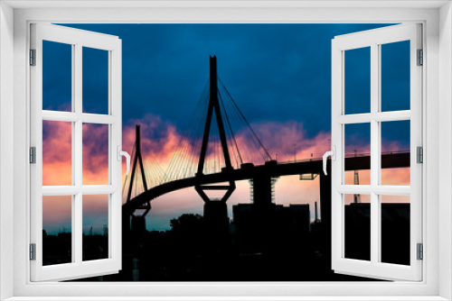 Fototapeta Naklejka Na Ścianę Okno 3D - Hamburger Brücke