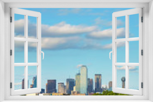 Fototapeta Naklejka Na Ścianę Okno 3D - Overview of downtown Dallas