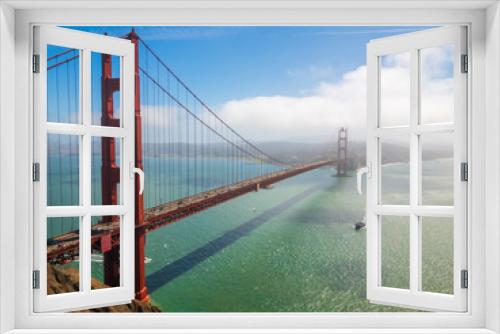 Fototapeta Naklejka Na Ścianę Okno 3D - Bridge Golden Gate at San Francisco