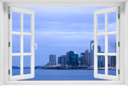 Fototapeta Naklejka Na Ścianę Okno 3D - hong kong morning