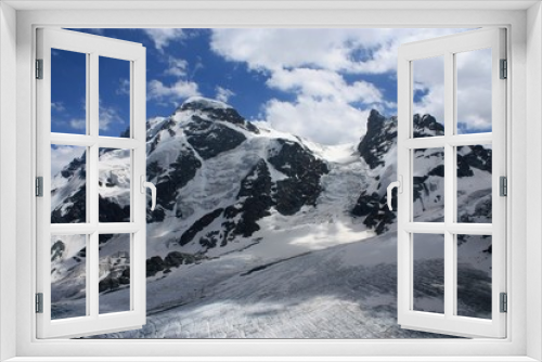Fototapeta Naklejka Na Ścianę Okno 3D - montagnes de Suisse