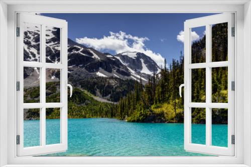 Fototapeta Naklejka Na Ścianę Okno 3D - joffre lake