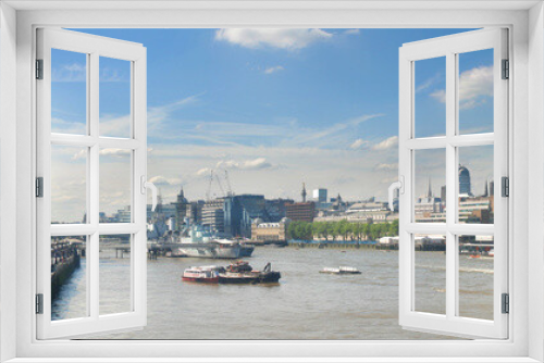 Fototapeta Naklejka Na Ścianę Okno 3D - London Panorama