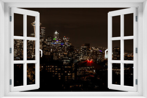 Fototapeta Naklejka Na Ścianę Okno 3D - Seattle Kerry Park