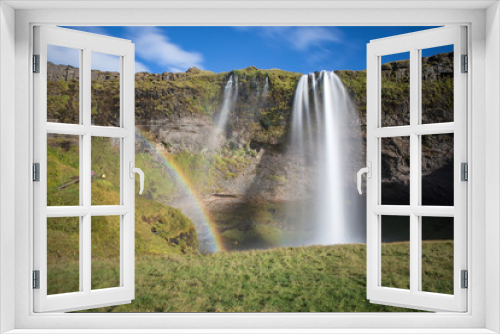 Fototapeta Naklejka Na Ścianę Okno 3D - Island, Seljalandsfoss