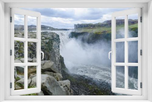 Fototapeta Naklejka Na Ścianę Okno 3D - Dettifoss waterfall, Northeast Iceland