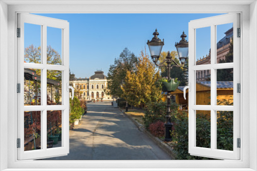 Fototapeta Naklejka Na Ścianę Okno 3D - Panorama of center of town of Srijemski Karlovci, Vojvodina, Serbia