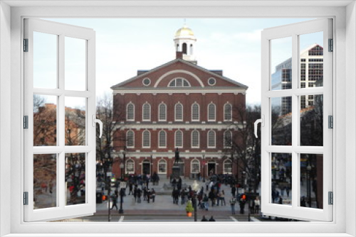Fototapeta Naklejka Na Ścianę Okno 3D - America, Boston, Massachusetts