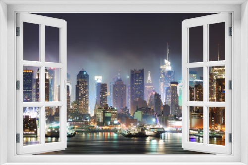Fototapeta Naklejka Na Ścianę Okno 3D - New York City Times Square