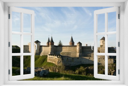 Fototapeta Naklejka Na Ścianę Okno 3D - Old castle of Kamenec-Podolskiy