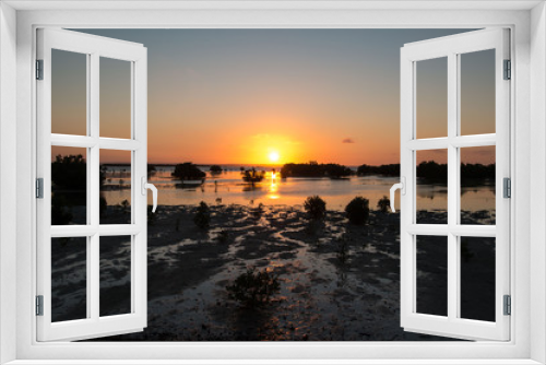 Fototapeta Naklejka Na Ścianę Okno 3D - beautiful sunset of Ibo Island in Mozambique
