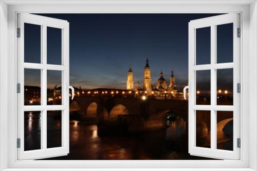 Fototapeta Naklejka Na Ścianę Okno 3D - ville de saragosse espagne
