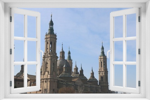 Fototapeta Naklejka Na Ścianę Okno 3D - basilique de Nuestra Señora del Pilar, ou basilique Notre-Dame du Pilie ,saragosse