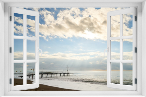 Fototapeta Naklejka Na Ścianę Okno 3D - Beautiful seascape background