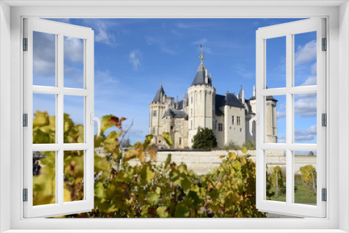 Fototapeta Naklejka Na Ścianę Okno 3D - chateau de la loire 1