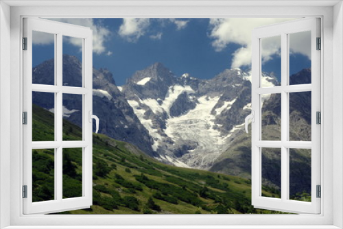 Fototapeta Naklejka Na Ścianę Okno 3D - massif de la meije