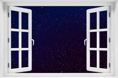Fototapeta Naklejka Na Ścianę Okno 3D - Space Stars Background. Vector Illustration of The Night Sky.