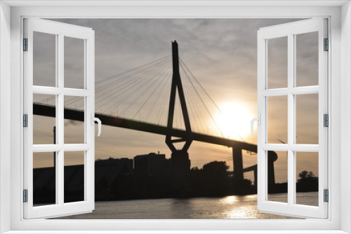 Fototapeta Naklejka Na Ścianę Okno 3D - Köhlbrandbrücke