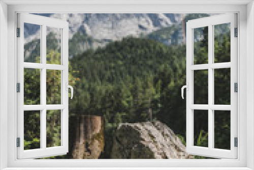 Fototapeta Naklejka Na Ścianę Okno 3D - Mountains in Garmisch-Partenkirchen III