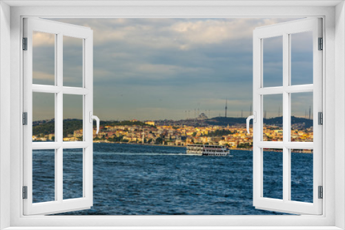 Fototapeta Naklejka Na Ścianę Okno 3D - The view to the Camlica hill in Istanbul
