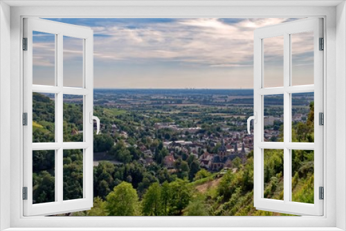 Fototapeta Naklejka Na Ścianę Okno 3D - Blick auf Heppenheim an der Bergstraße, Hessen, Deutschland 