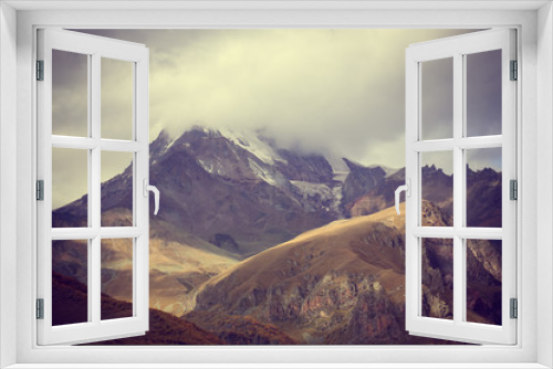 Fototapeta Naklejka Na Ścianę Okno 3D - mountains. mystical magical background