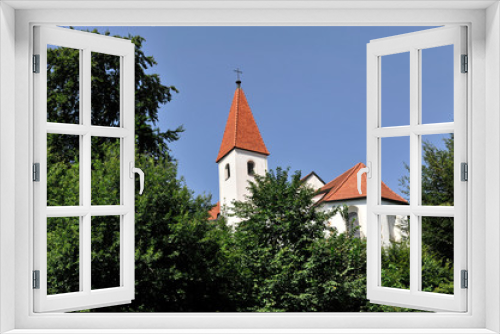 Fototapeta Naklejka Na Ścianę Okno 3D - Marienmünster Chammünster, als Kloster 739 gegründet, Chammünster, Bayern, Deutschland, Europa
